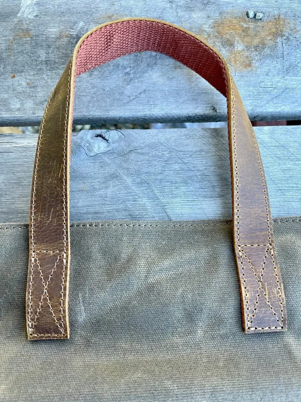 Garden Kneeler Pad - Waxed Canvas Garden Pad, view 3