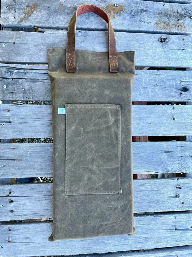 Garden Kneeler Pad - Waxed Canvas Garden Pad, view 5