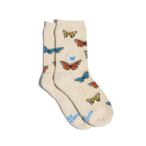 Kids Socks that Protect Butterflies, view 3