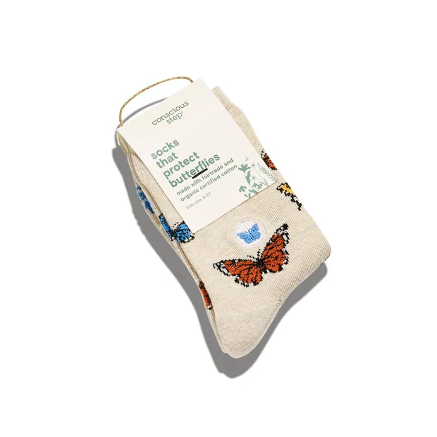 Kids Socks that Protect Butterflies, view 4